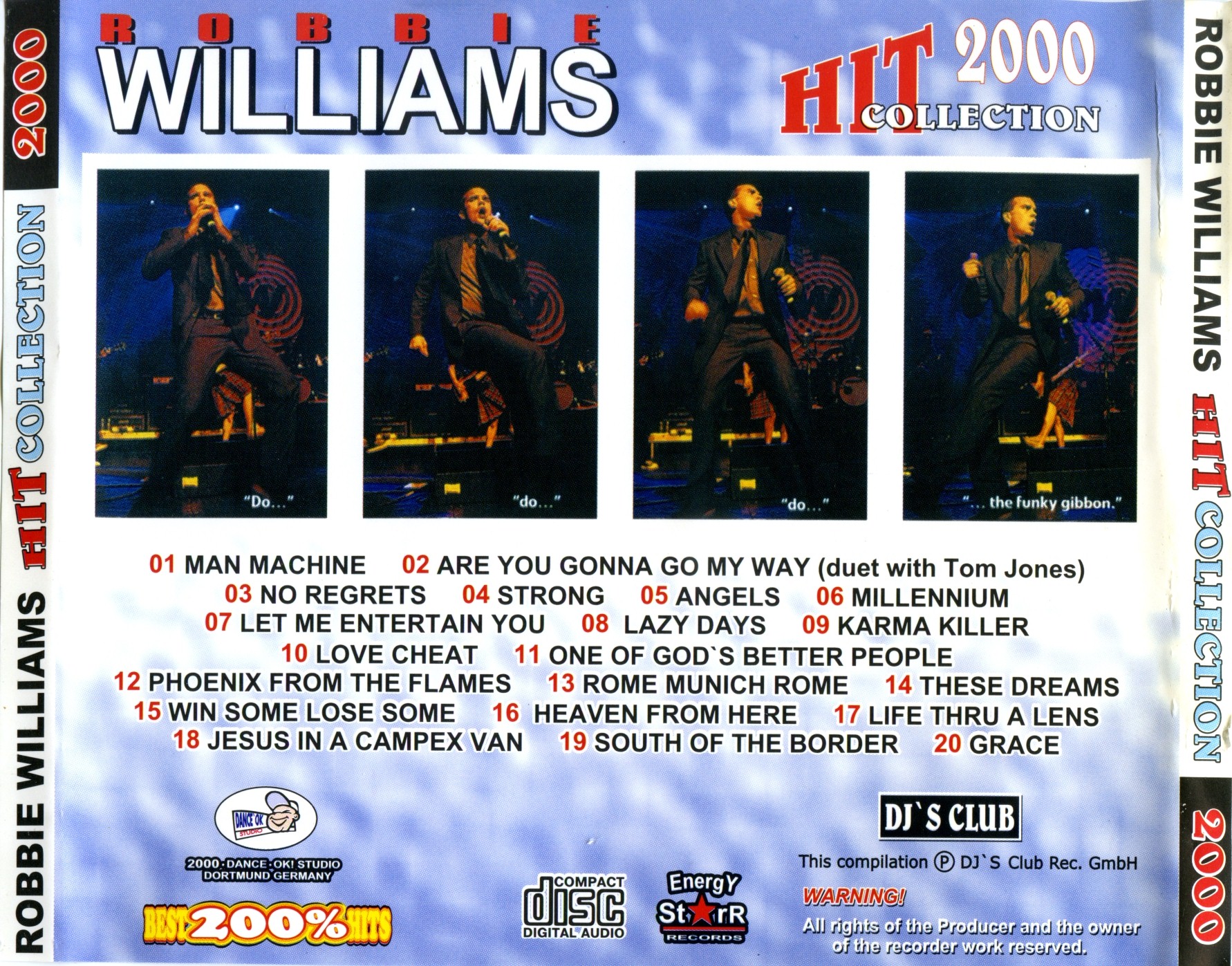 Robbie Williams  Hit Collection : Back